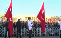 Anıtkabir’de ‘Recep Tayyip Erdoğan’ sloganları