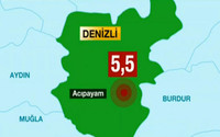 Denizli'de şiddetli deprem..