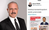 AKP’li başkandan İmamoğlu hakkında skandal tweet!