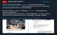 Diplomatın şehit olduğu lokantanın marka hassasiyeti kızdırdı