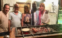 Prenses Bodrum'da ocakbaşına geçti
