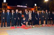 AB büyükelçileri Ankara Gar’ında toplandı.