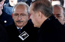 Erdoğan ve Kılıçdaroğlu cenazede selamlaşmadı