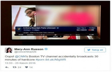 CNN'de porno yayını skandalı