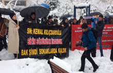 Kılıçdaroğlu'nun evinin önünde protesto