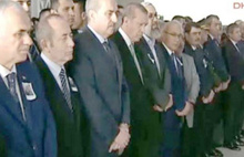 Cumhurbaşkanı şehit binbaşının cenaze töreninde