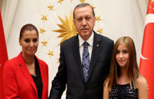 Hande Fırat,  Erdoğan’ı ziyaret etti