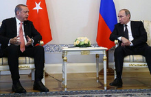 Erdoğan ve Putin görüşmesinden ilk kare