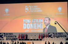 AK Parti'nin tarihi kongresi başladı