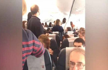 Antalya uçağında korku dolu anlar