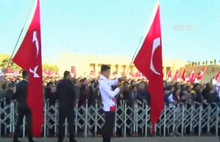 Anıtkabir’de ‘Recep Tayyip Erdoğan’ sloganları