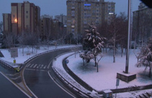 İstanbul kar manzarasına uyandı
