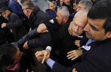 Şehit cenazesinde Kılıçdaroğlu'na linç girişimi