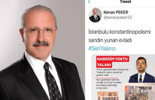 AKP’li başkandan İmamoğlu hakkında skandal tweet!