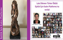 Lale Dikmen Türker ödülü EŞİK'e verildi