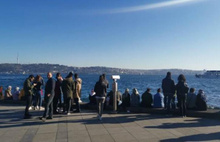 İstanbul'da sahillere bugün de akın ettiler
