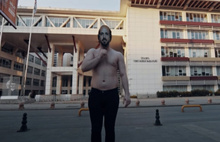 Bilal Erdoğan maskesiyle klip çeken rapçi gözaltına alındı