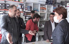 Akşener'in Siirt ziyaretinde Burası Kürdistan diyen esnaf gözaltına alındı