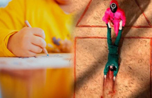 Squid Game İzleyen Çocuğun Şiddet İçerikli Çizimleri Konuşuluyor