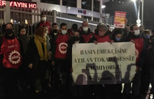 Habertürk önünde protesto: Sarıkaya’nın bütün görevlerine son verilmeli