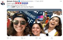 İYİ Parti'li Bahadır Erdem LGBT protestocusu kızlarıyla gurur duydu