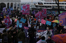 Kadınlar Kadıköy'den seslendi: Özgürlüğümüz için bir aradayız
