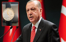 Erdoğan’dan Hediye  Cumhurbaşkanı forslu İsviçre malı saat