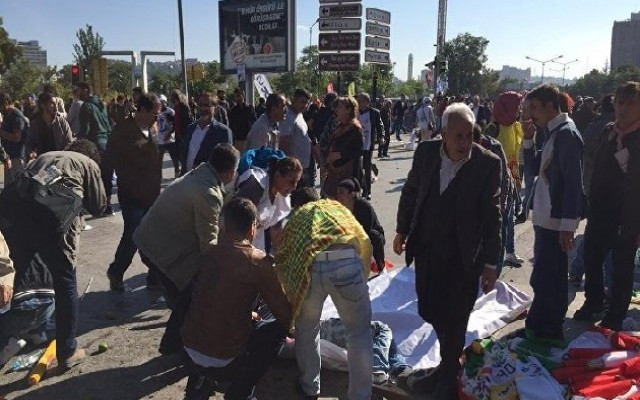 Ankara'daki patlamanın en net görüntüleri!