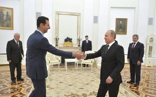 Esad, Moskova'da Rusya lideri Putin'le görüştü