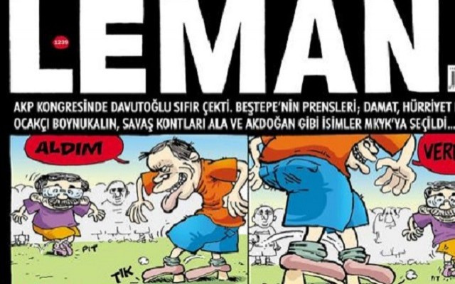 Leman'dan olay Davutoğlu kapağı!