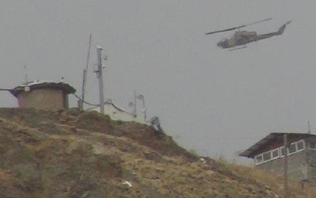 Hakkari'de helikopter hareketliliği