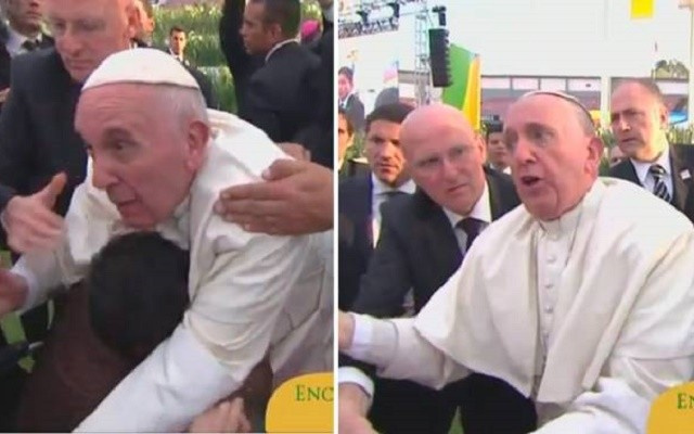 Papa öfkeden çılgına döndü