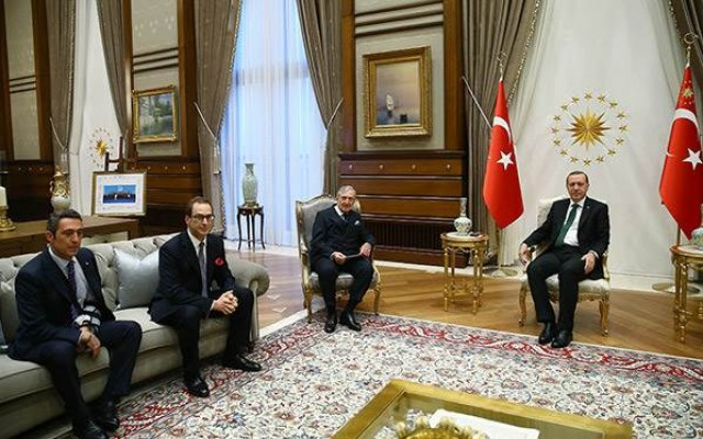 Erdoğan, Koç ailesiyle görüştü