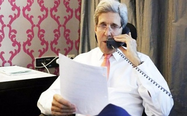 Kerry'den gece yarısı sürpriz  telefon