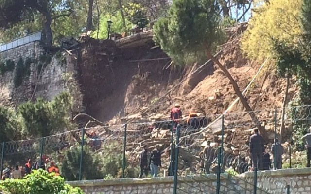 Gülhane Parkı’nda duvar çöktü 2 ölü