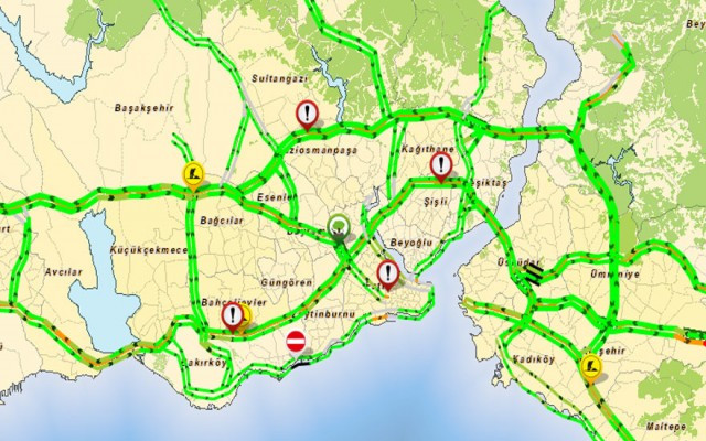 İstanbul boşaldı yollar bomboş