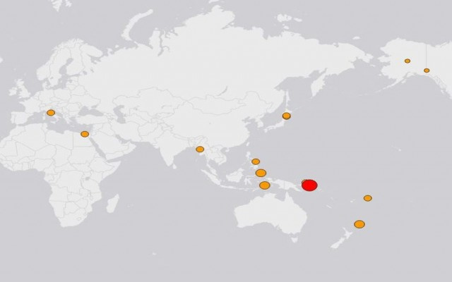 Papua Yeni Gine'de 7.9'luk deprem