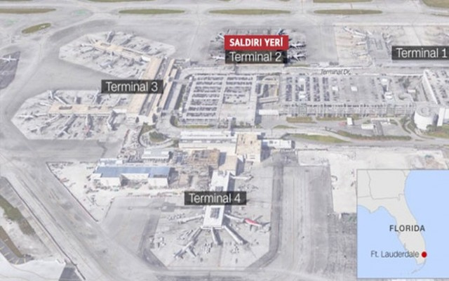 ABD'de havalimanında silahlı saldırı