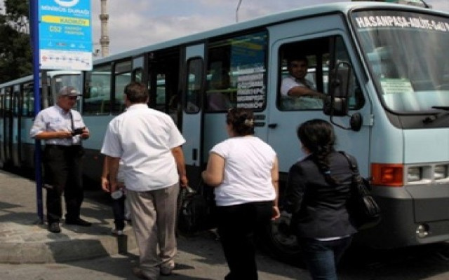 İstanbul'da Minibüs ücretlerine zam