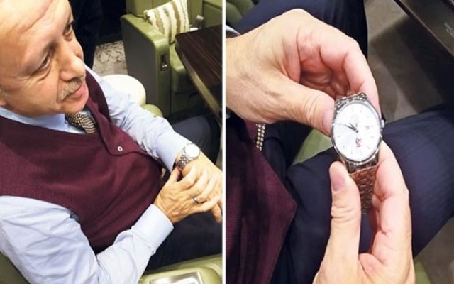 Cumhurbaşkanı Erdoğan’ın özel kol saati