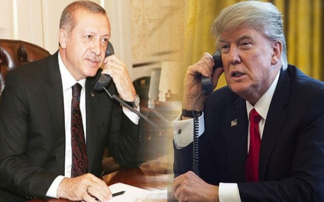 Erdoğan-Trump telefonda görüştü