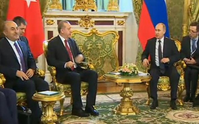 Cumhurbaşkanı Erdoğan Kremlin Sarayında