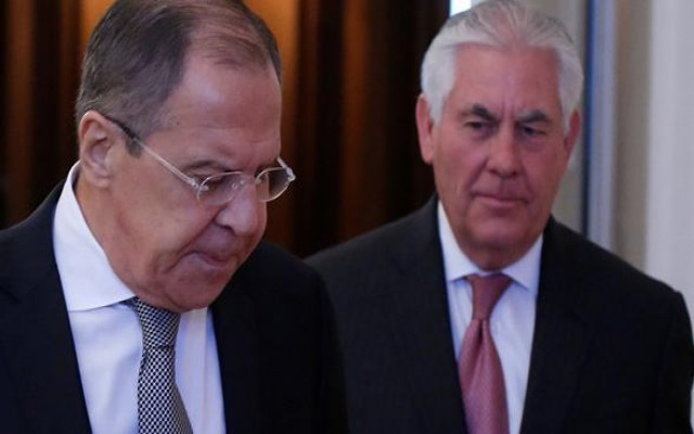 Lavrov ve Tillerson arasında gergin anlar