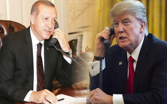Trump Cumhurbaşkanı Erdoğan'ı kutladı