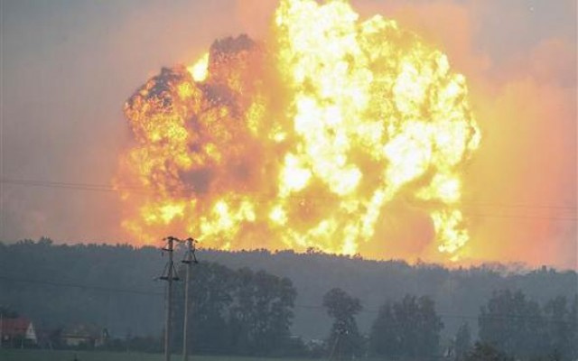 Ukrayna'da çok büyük patlama