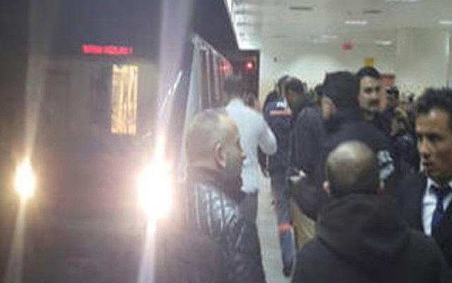 Ankara metrosunda dehşet anları