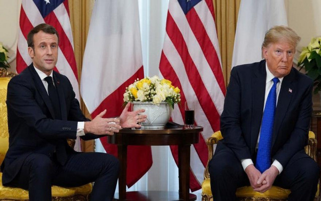 Trump ve Macron'dan flaş açıklamalar