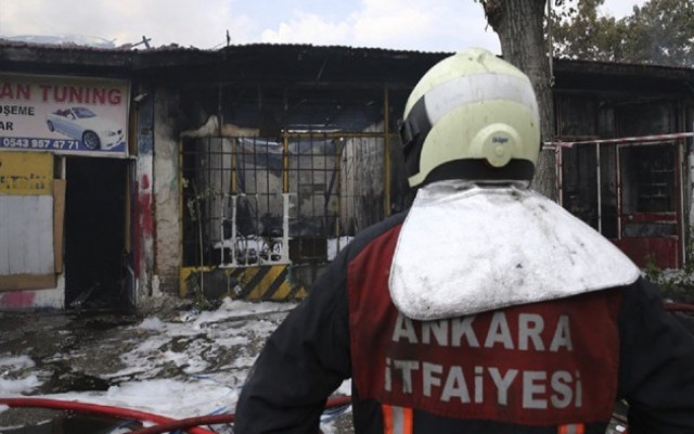 Ankara'da yangın faciası: 5 kişi öldü
