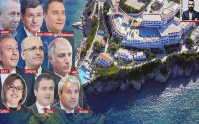 Fetö'cü işadamının otelinin AKP'li misafirleri...