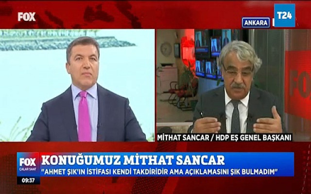 Mithat Sancar:Ahmet Şık'ın istifa tarzını doğru bulmadım